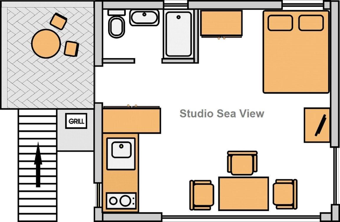 Studio Sea View Borik Rovinj Exterior photo